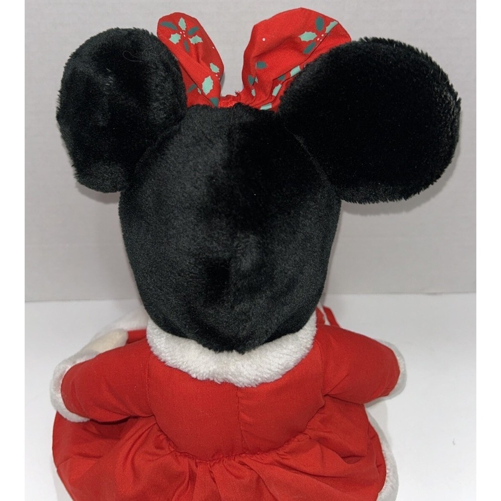Applause Walt Disney Company Minnie Mouse Plush Mrs Claus Christmas Vintage - Picture 6 of 11